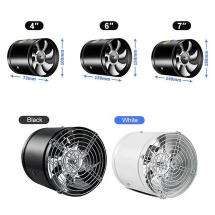Quiet Ventilation Fan – Powerful Copper Motor with Low-Noise Airflow for Cleaner Indoor Air