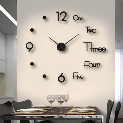 Wall Clock – Minimalist Modern Design with Clear Display & Silent Quartz Movement