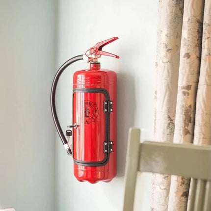 Hidden Mini Bar – Stylish Concealed Storage with Unique Fire Extinguisher Design