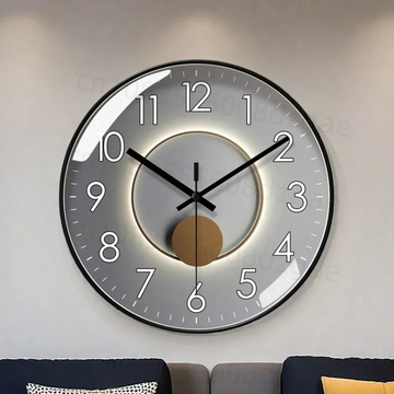 Zynir – Moderne Vægur med Støjsvagt Quartzværk og Elegant Design