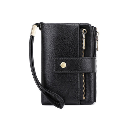 RFID-Blocking Tri-Fold Wallet | Secure Spacious Women’s Design