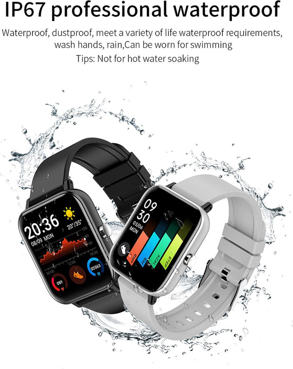 WiREO Connect Smartwatch with Touchscreen and Full Health Monitoring Features