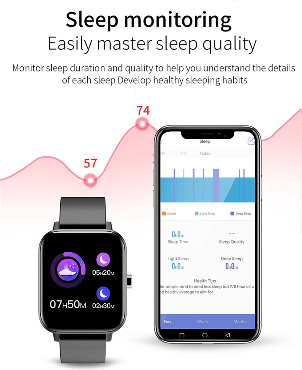 WiREO Connect Smartwatch with Touchscreen and Full Health Monitoring Features