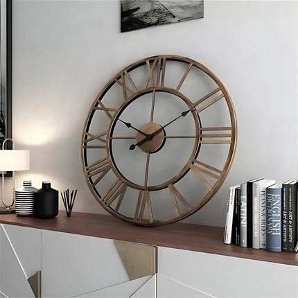 Wall Clock – Modern 3D Metal Design with Silent Quartz Movement for Stylish Interiors