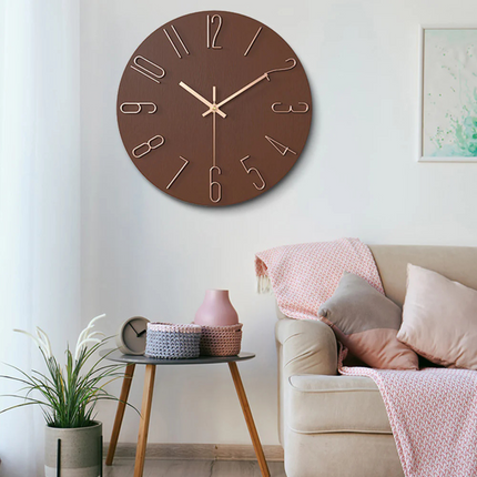 Wall Clock – Minimalist Modern Design with Silent Quartz Movement for Stylish Interiors