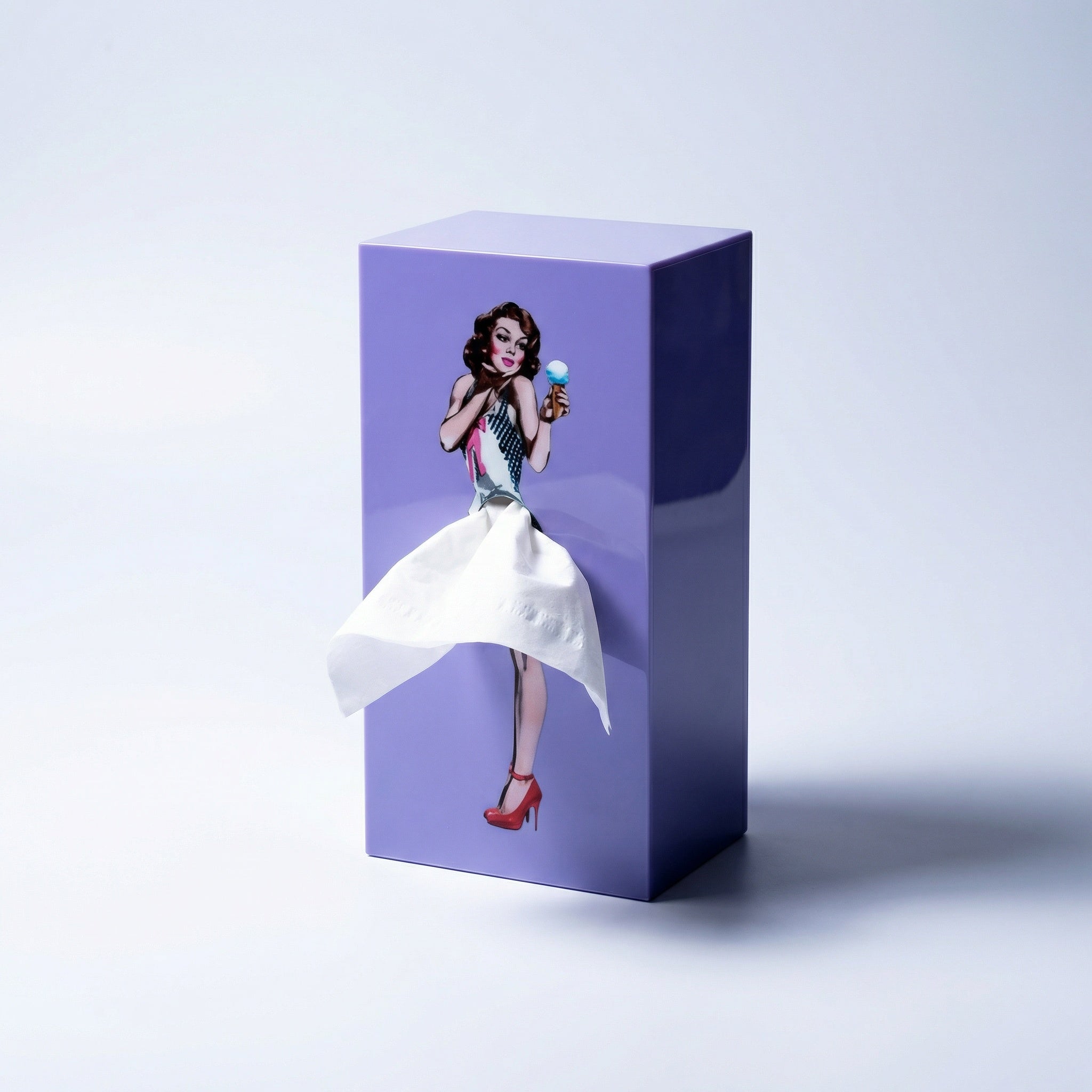 Tissue Box Cover – Dancing Skirt Design, Fun Pull Effect & Decorative Display