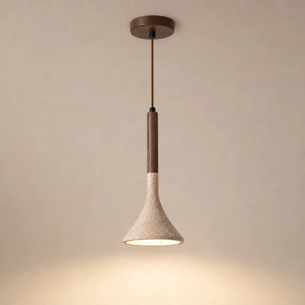 Adeline Natural Stone Travertine Pendant Light 6