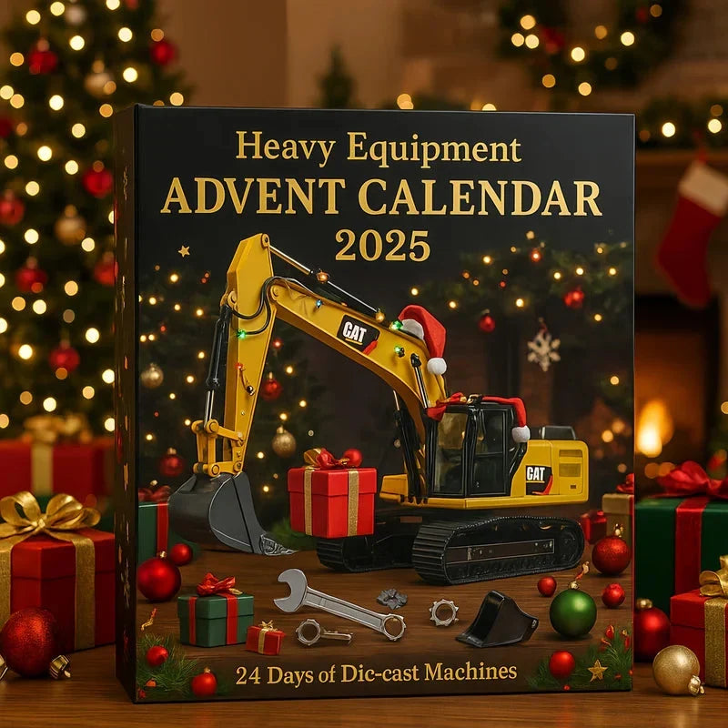 Construction vehicle advent calendar