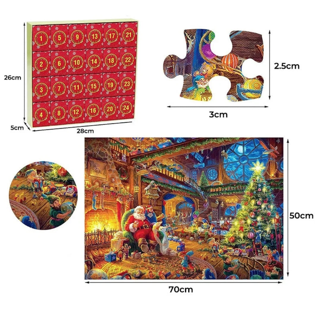 Puzzle advent calendar