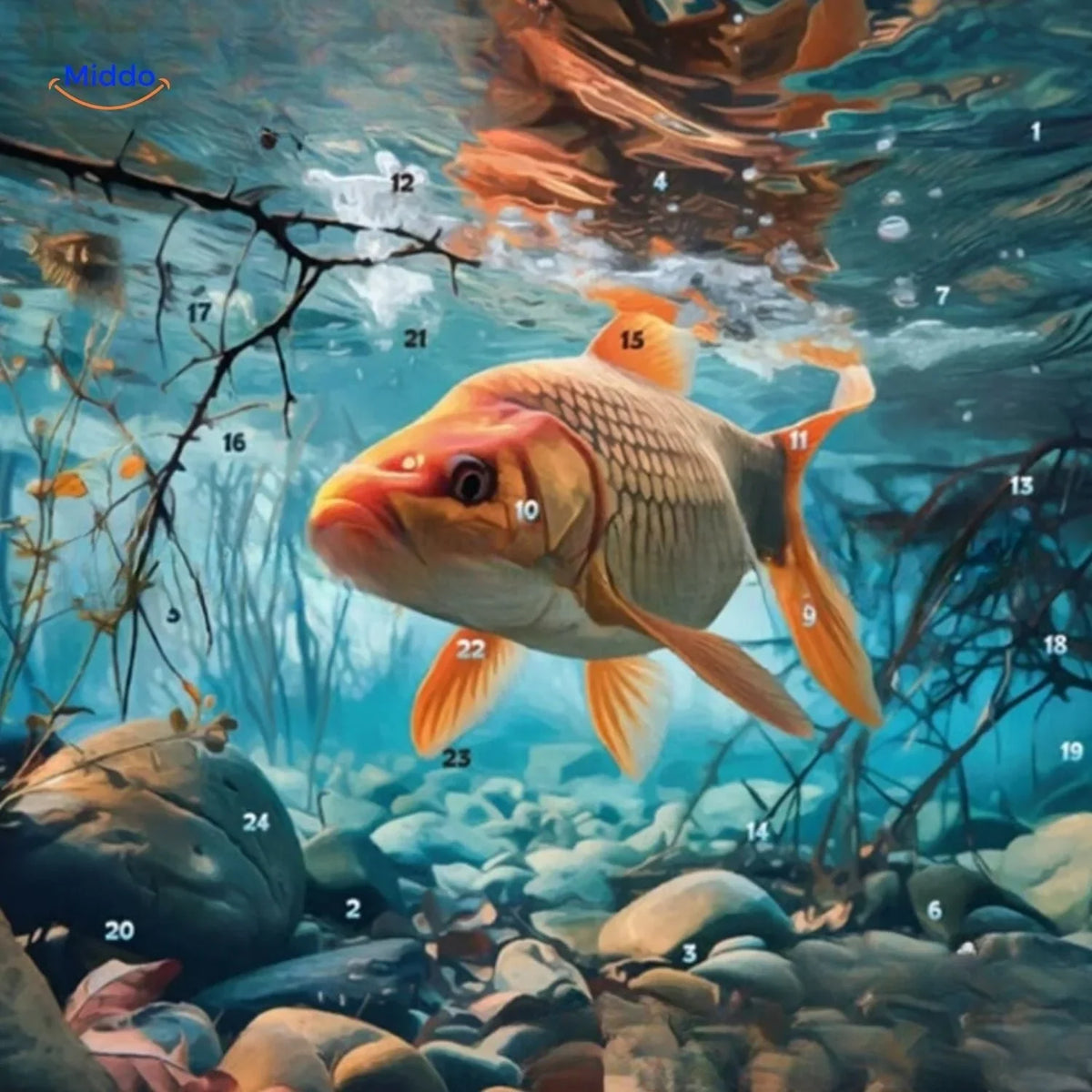 Fishing advent calendar