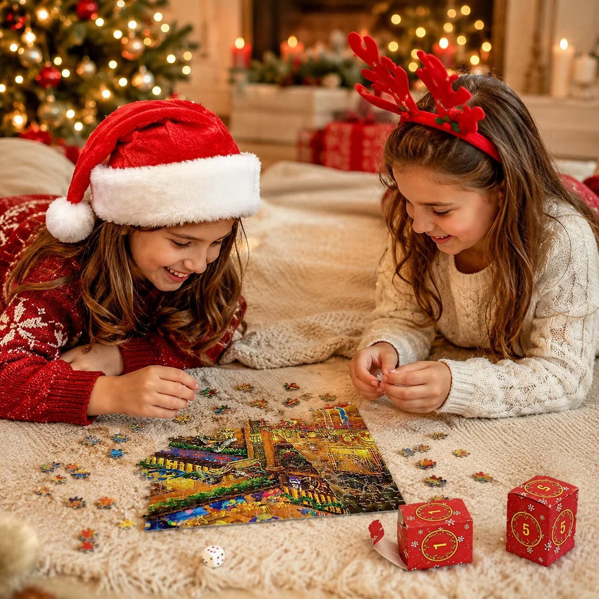 Puzzle advent calendar
