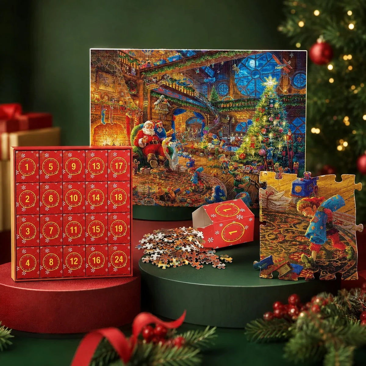 Puzzle advent calendar