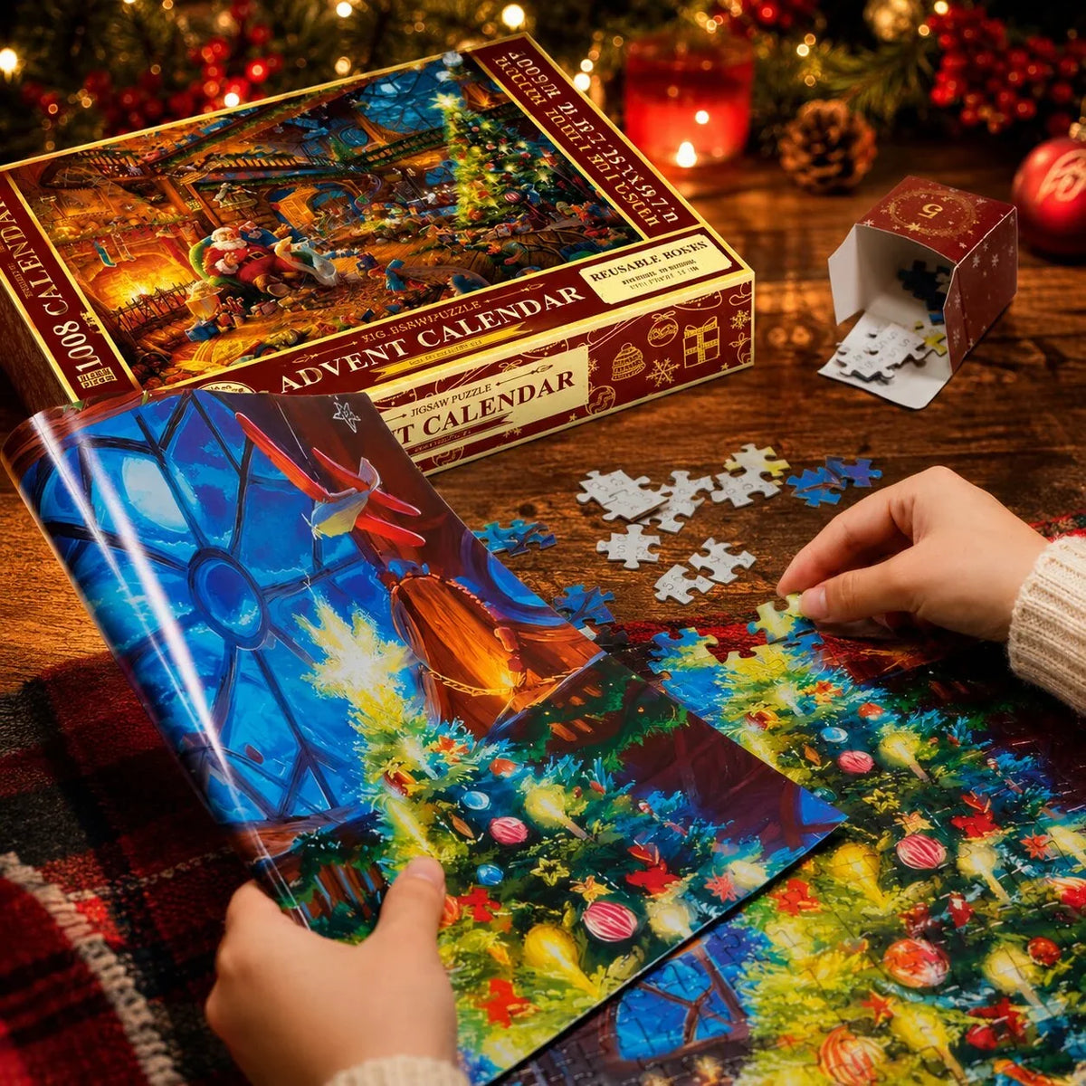 Puzzle advent calendar
