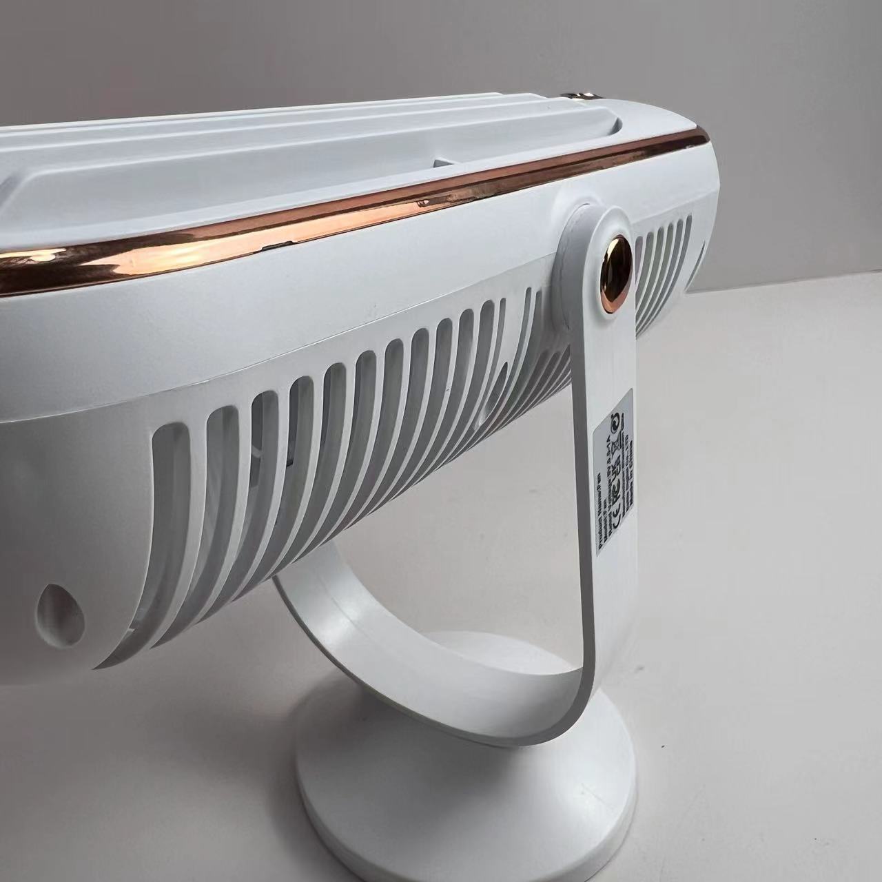 AeroLux Elite Cooling Fan with Dual Motor, 720° Rotation, USB Rechargeable, Ultra Quiet 4