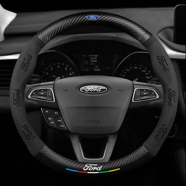 Steering Wheel Cover – Anti-Slip Grip, Breathable Material & 3D Textured Design