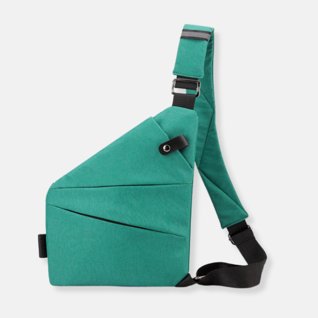 Anti-Theft Sling Bag with Hidden Zipper and RFID Protection for Travel 13