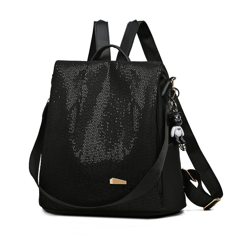Anti-theft waterproof backpack with secure back compartment and multiple pockets 7