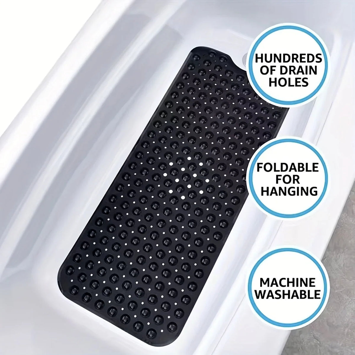 Non-slip bath mat