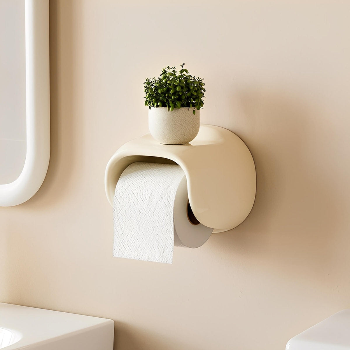 Ari – Toiletpapierhouder zonder boren in een modern design 3