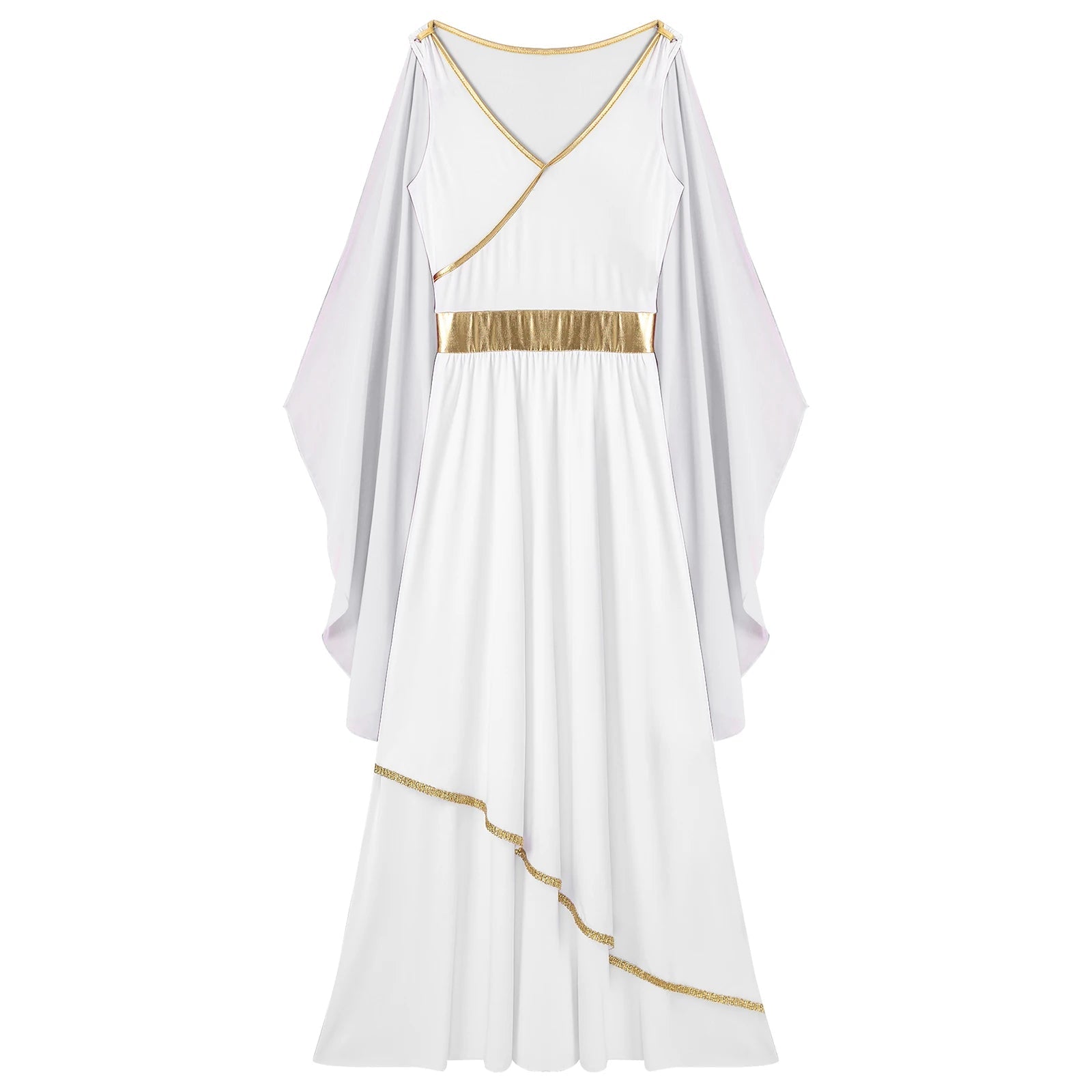 Ärmelloses Toga-Kleid für Damen – Circe-Kleid, Karnevalskostüm 3