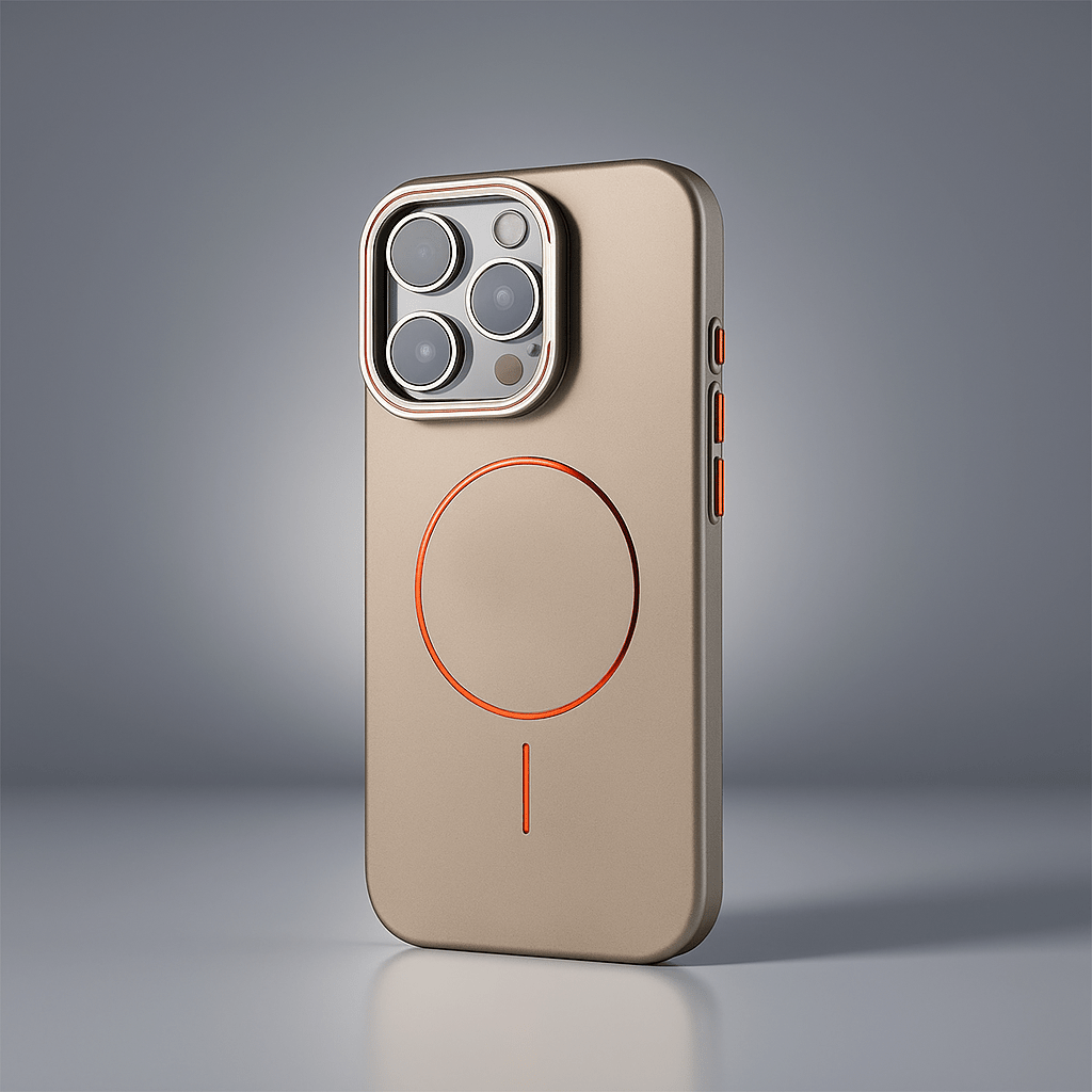 Armor Shield iPhone-hoes voor MagSafe met standaard en lensbescherming 0