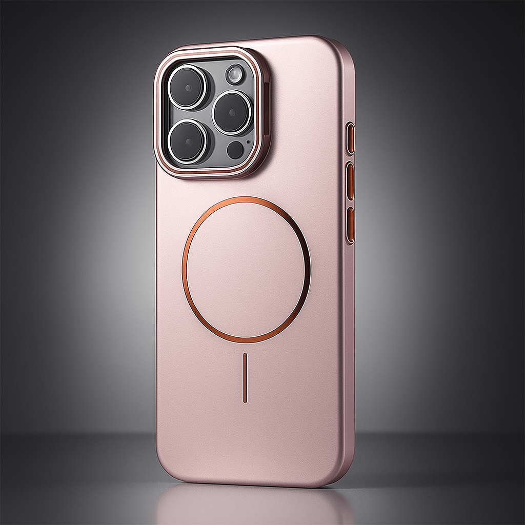 Armor Shield iPhone-hoes voor MagSafe met standaard en lensbescherming 4