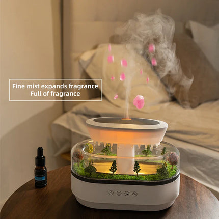 Aroma Luchtbevochtiger met Kleurrijk Licht en Ultrasone Technologie voor Slaapkamer en Woonkamer 4