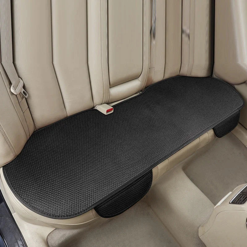 Atmungsaktives Auto Sitzkissen aus Eisseide für ganzjährigen Komfort, ergonomisch, Universalgröße 1