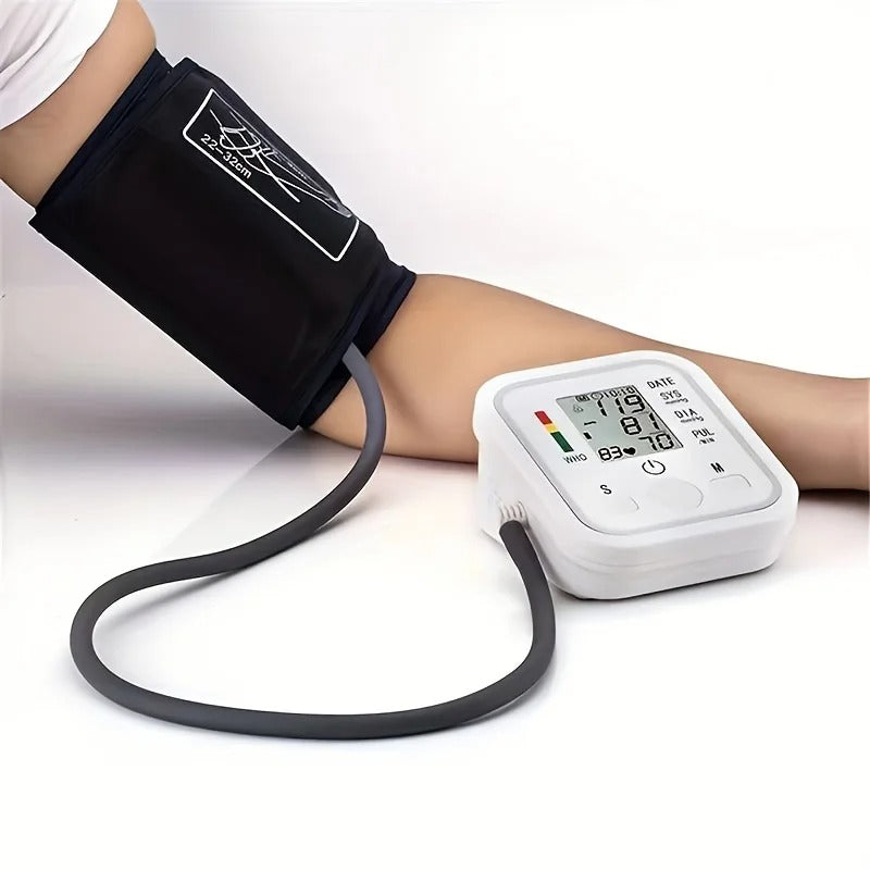 Automatic Digital Blood Pressure Monitor with Large LCD and Dual User Profiles for Home Use 0