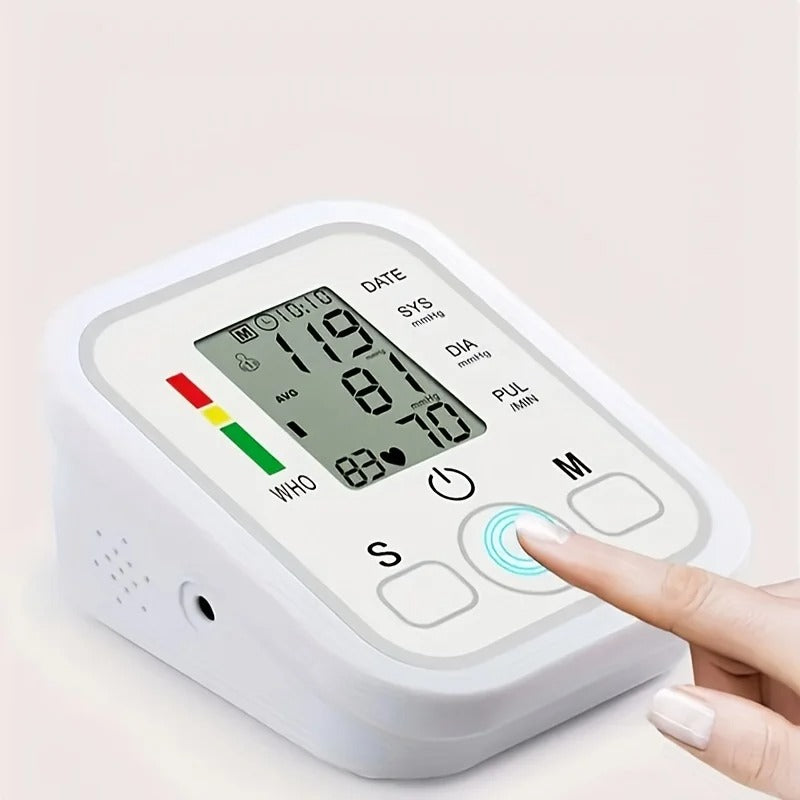 Automatic Digital Blood Pressure Monitor with Large LCD and Dual User Profiles for Home Use 1