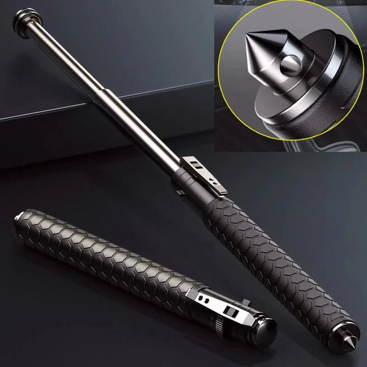 Automatic Self Defense Walking Stick for Hiking and Urban Safety 9