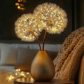 Lighted Dandelion Branch Decor – Glowing Seed Heads for Home or Events