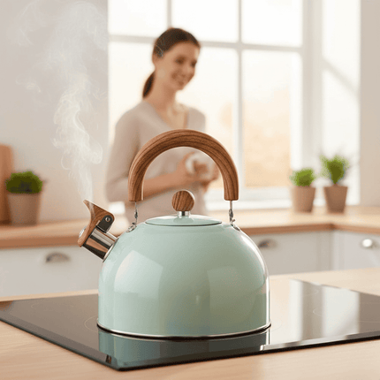 Stovetop Whistling Kettle 3L – Stainless Steel, Fast Boil & Loud Whistle