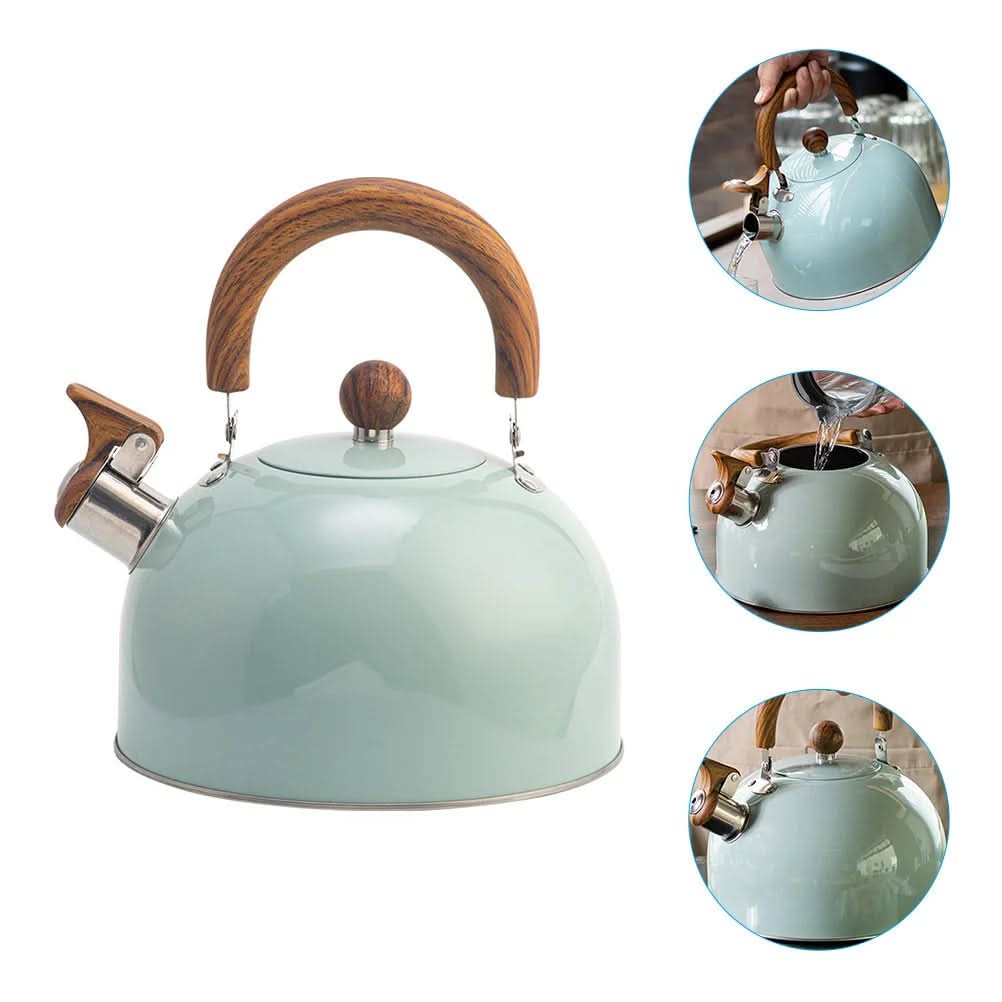 Bouilloire sifflante pour cuisinière 3L – Acier inoxydable, ébullition rapide et sifflet puissant