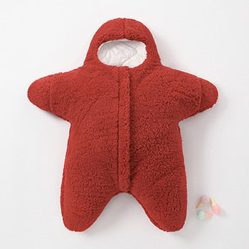 Baby Sleeping Bag - Soft Cashmere Sleep Sack with Starfish Design for Infants 9