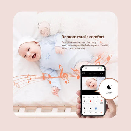 Baby Monitor Camera – 1080P HD Video with WiFi Control, Temperature Sensor & Night Vision