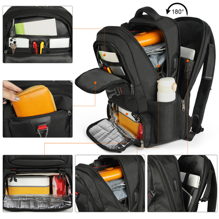 Backpack Travel Large Insulated Laptop Compartment Organizer 3