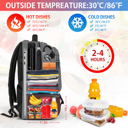 Backpack Travel Large Insulated Laptop Compartment Organizer 5