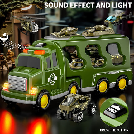 14-in-1 Military Playset – Complete Toy Set with Vehicles, Soldiers & Sound Effects
