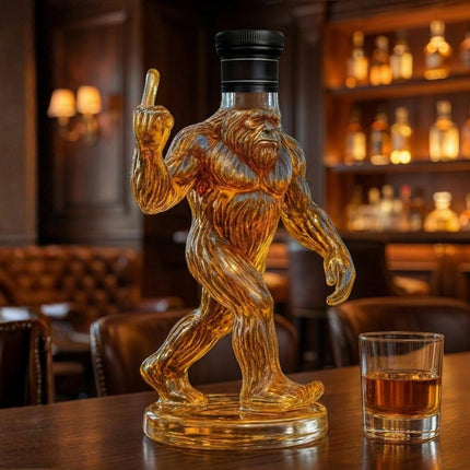 Bigfoot Whiskey Bourbon Decanter Bottle 0