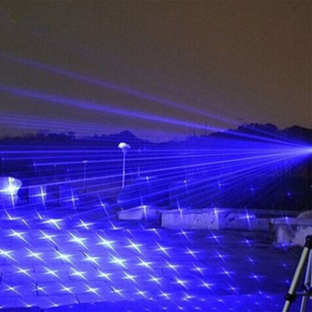 Blue Laser Pointer 450nm High Power Beam with 5000m+ Tactical Range and Adjustable Focus 7
