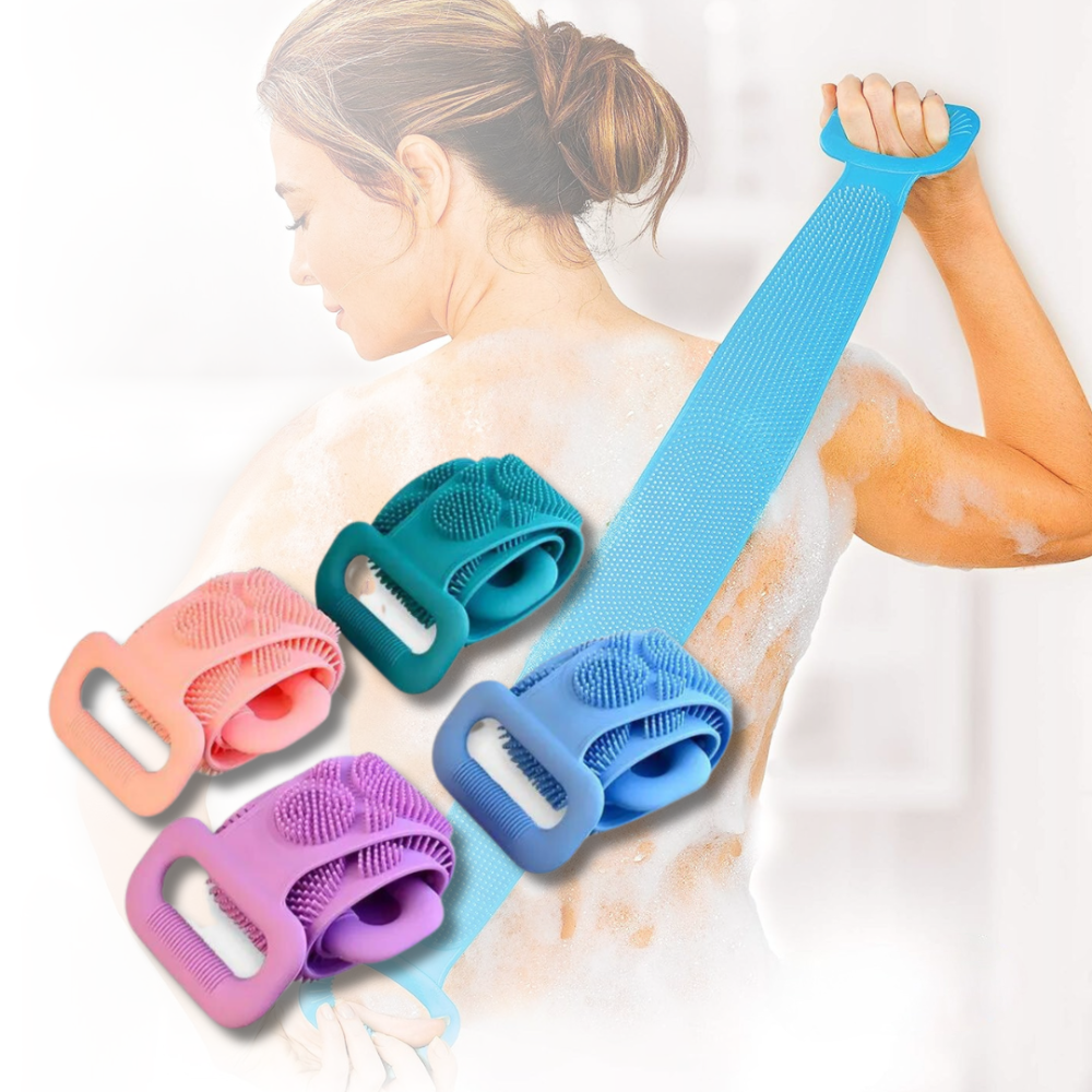 Body Scrubber Silicone Exfoliating Shower Brush Bath Massager 1