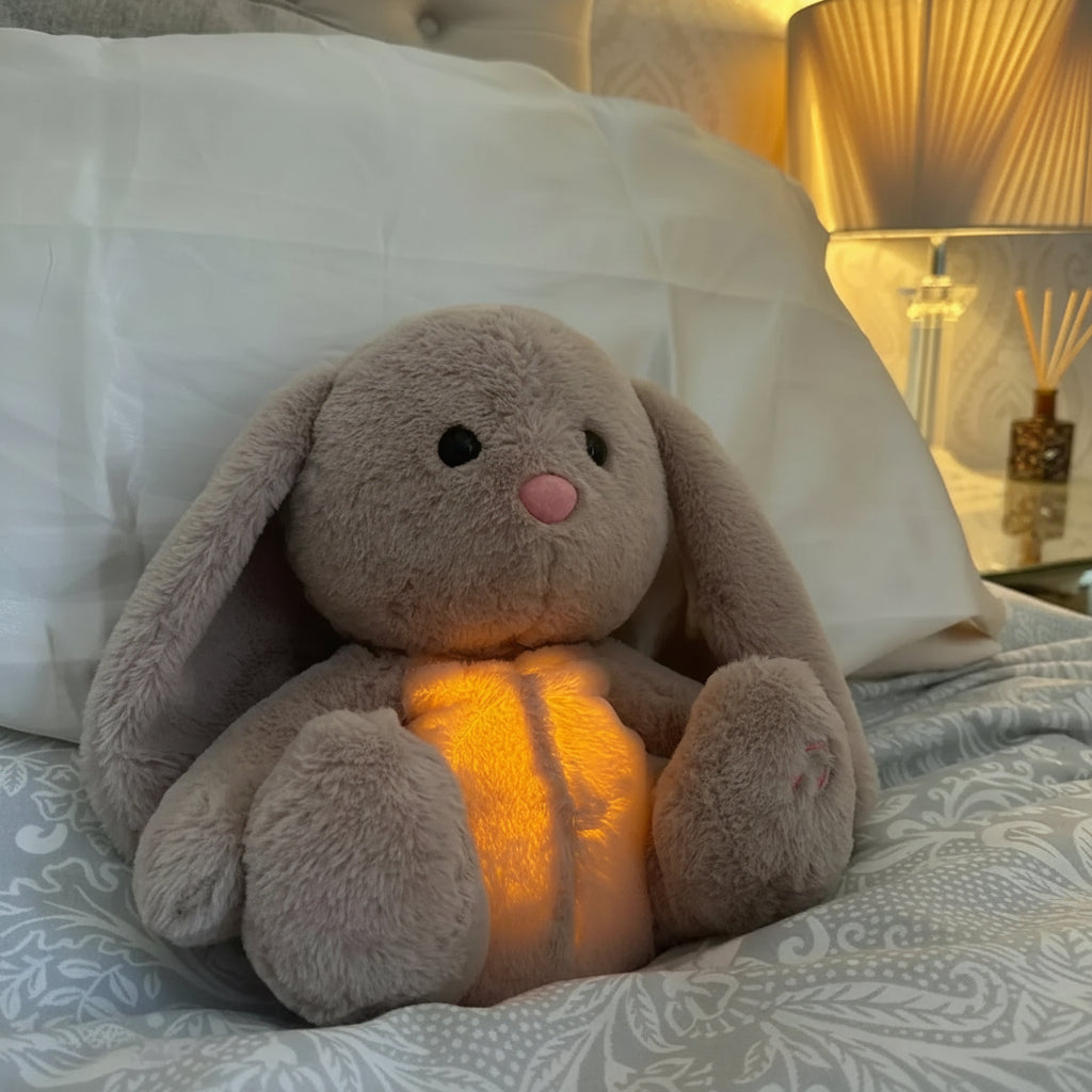 Breathing Stuffed Animal Relaxation Kids Adults Plush Bunny 1