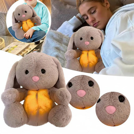 Breathing Stuffed Animal Relaxation Kids Adults Plush Bunny 6