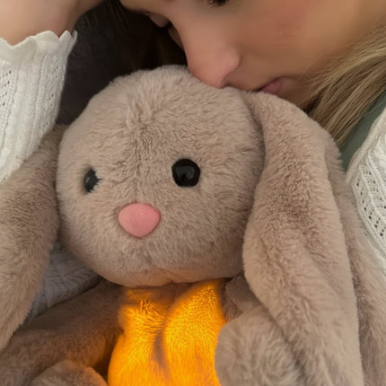 Breathing Stuffed Animal Relaxation Kids Adults Plush Bunny 7