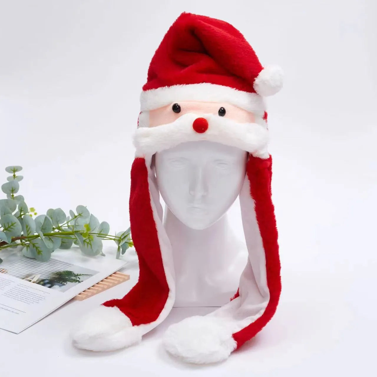 BunnyJoy Cute Plush Hat with Moving Ears for Adults and Kids 25