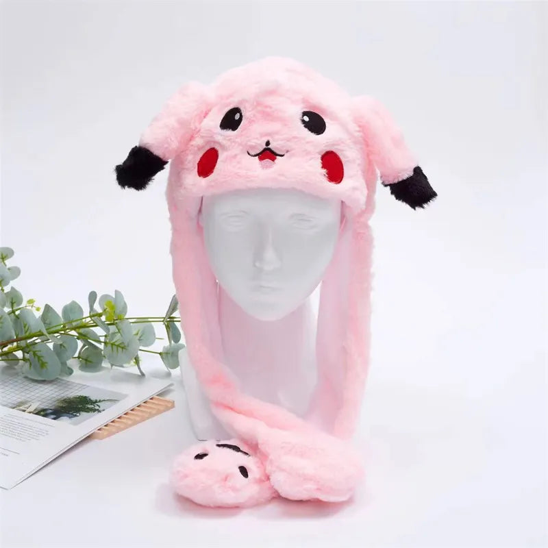 BunnyJoy Cute Plush Hat with Moving Ears for Adults and Kids 45