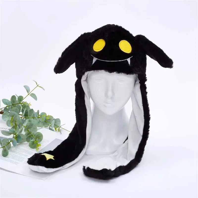 BunnyJoy Cute Plush Hat with Moving Ears for Adults and Kids 48