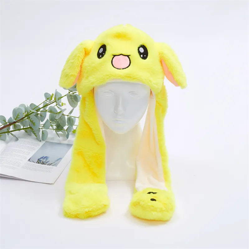 BunnyJoy Cute Plush Hat with Moving Ears for Adults and Kids 5