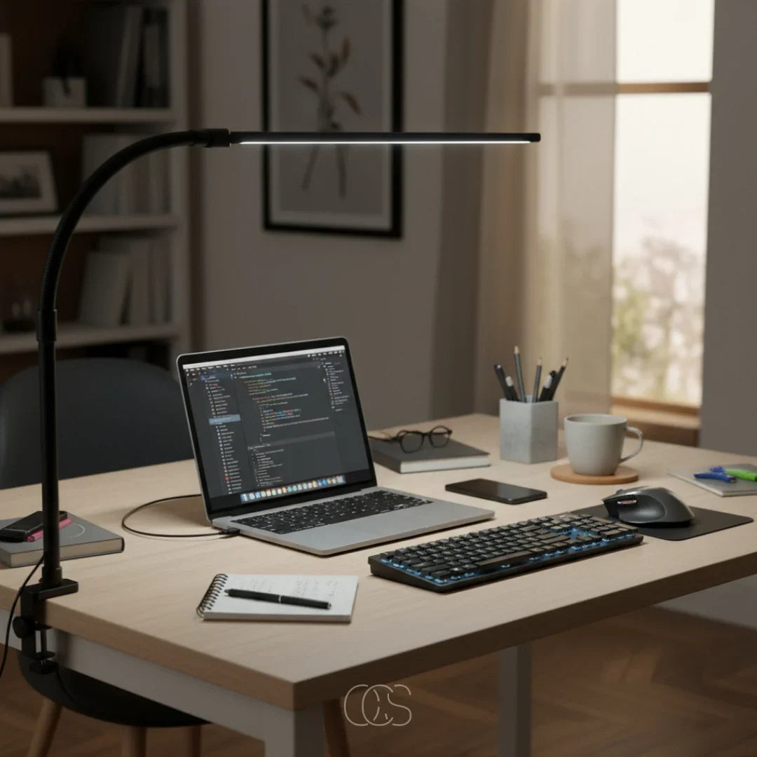 Clamp desk lamp